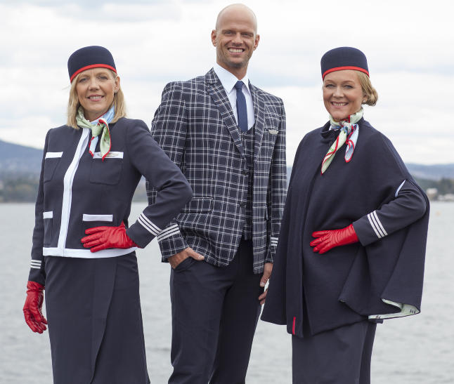 Her er de nye Dreamliner-uniformene til Norwegian