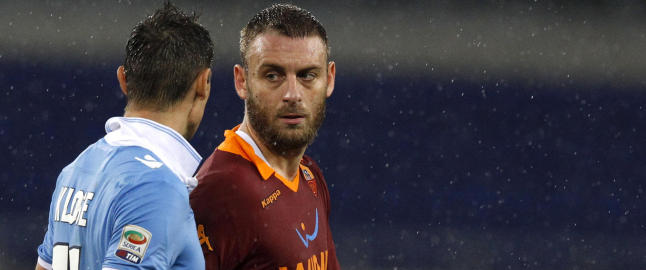 De Rossi oppfordrer fansen til � legge igjen kniver og v�pen hjemme