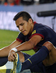 Sanchez innstilt p� � bli i Barcelona