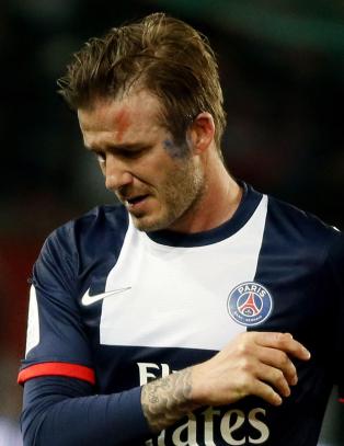 Beckham m� se karrierens siste kamp fra sofakroken