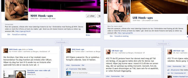 Fortviler over «sex-side» på Facebook