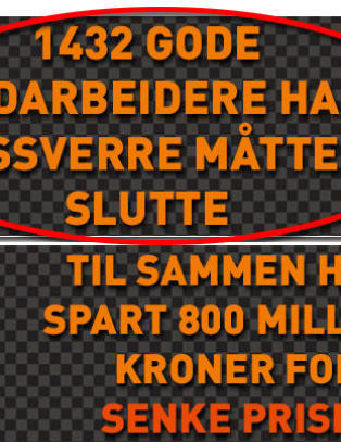 - Dette er en usmakelig kampanje
