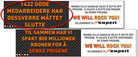 - Dette er en usmakelig kampanje