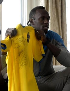 Bolt: - Fra Zlatan? Wow, s� kult