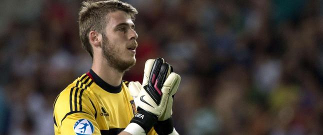 David de Gea m�tte gi tapt etter 370 minutter uten baklengs