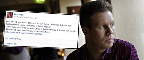 �Liker d�rlig � bli sparket i ballene av en AUF-homse�