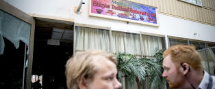 - Det er en del som ikke ville g� i restauranten av politiske �rsaker