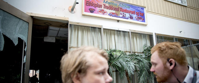 - Det er en del som ikke ville g� i restauranten av politiske �rsaker