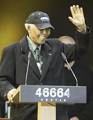 Som 86-åring var Mandela på rockekonsert i Tromsø