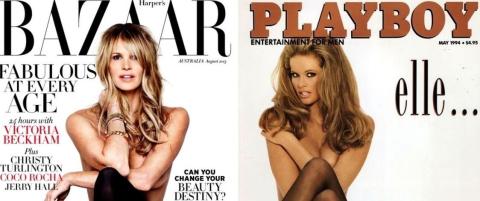 Nå gjenskaper hun den berømte Playboy-posen i en alder av 49 år