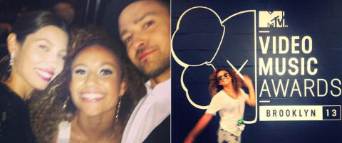 Norske Mona danset med Justin Timberlake