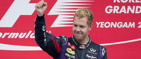 Sebastian Vettel seiret i Sør-Korea