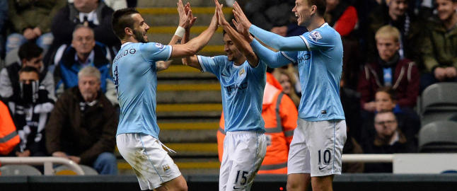 Det tok 78 minutter før Manchester City traff mål