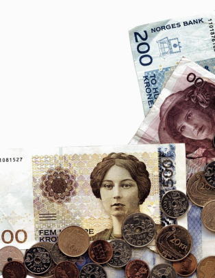 Den norske krona styrker seg på bedre tall enn ventet