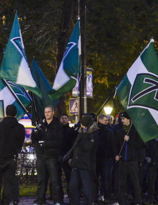 Minst to skadd etter naziopptøyer i Stockholm sentrum