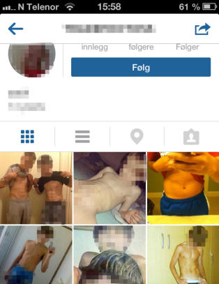 Anonym profil på sønnens (11) Instagram-konto, ledet til et nettverk av mennesker som deler overgrepsbilder av barn
