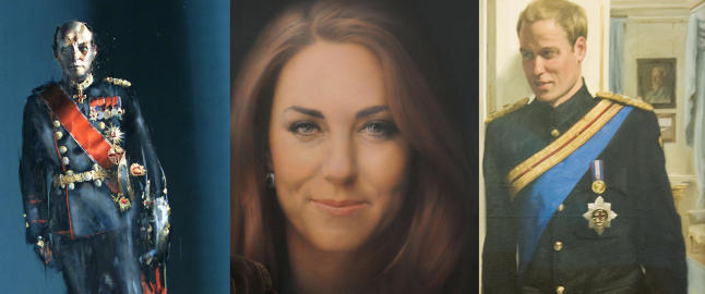 Her er de kongelige portrettene som fikk flere til å se rødt