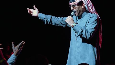 NOBEL-AKTUELL: Den syriske artisten Omar Souleyman blir også å se på Oslo spektrum-scenen 11. desember. Foto: AFP / NTB scanpix NOBEL-AKTUELL: Den syriske artisten Omar Souleyman blir også å se på Oslo spektrum-scenen 11. desember. Foto: AFP / NTB scanpix