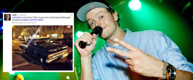 Norsk rapper fant bil med blodspor på vei hjem fra fotballpub