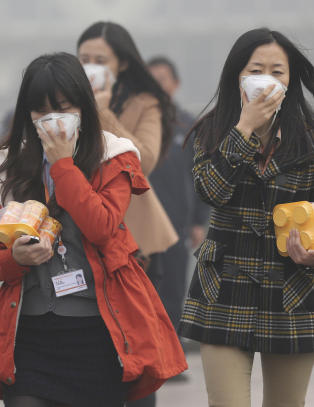 Forurensningen i Shanghai nådde ekstreme høyder i dag