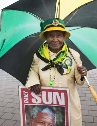 «Vi elsker Mandela. Nå er vi her for å takke ham for alt han har gjort for oss»