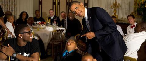 Dette skjer n�r du sovner p� bes�k hos presidenten