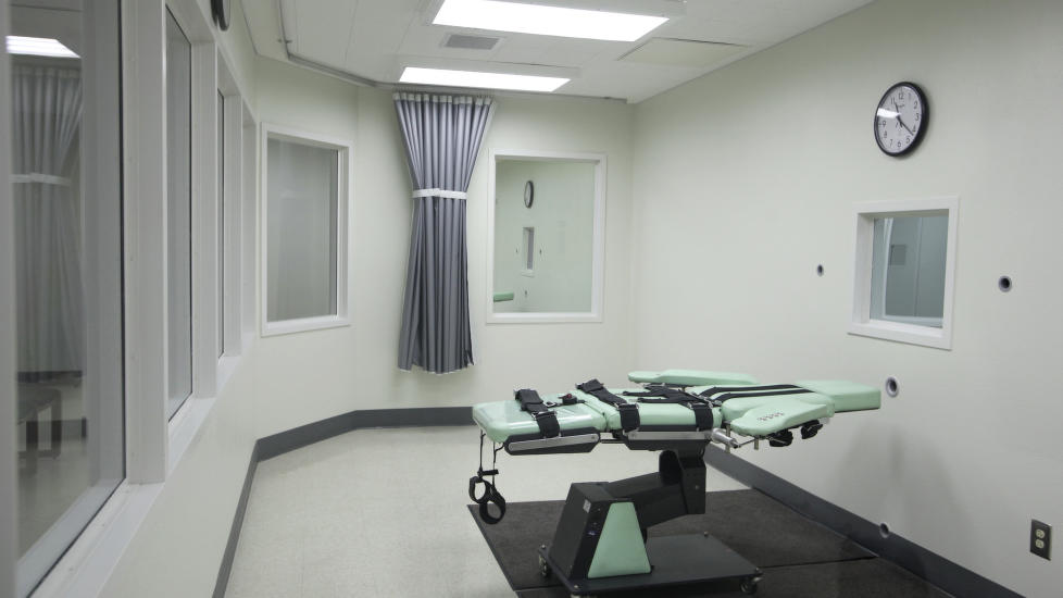 DØDSSTRAFF:  38 personer ble henrettet med gift i USA i fjor. Her fra dødskameret ved San Quentin statlige fengsel.  Foto: AP Photo/Eric Risberg