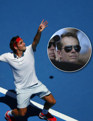 Federer vant foran sin nye, svenske drømmetrener