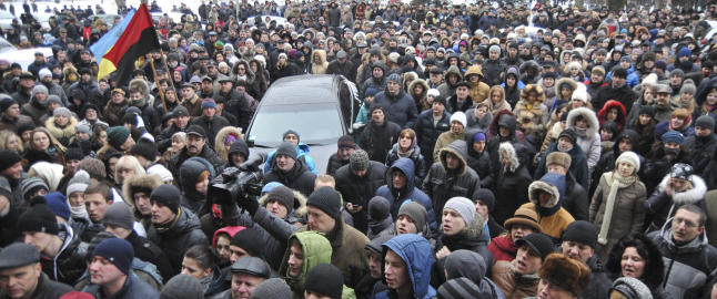 Volden sprer seg til flere steder i Ukraina