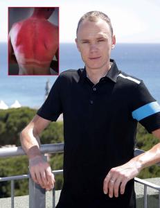 Chris Froome var egentlig ganske fornøyd med den nye «huddrakta» ...