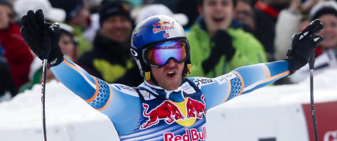 Nesten-fall, fantom-avslutning og andreplass for Lund Svindal i Kitzbühel