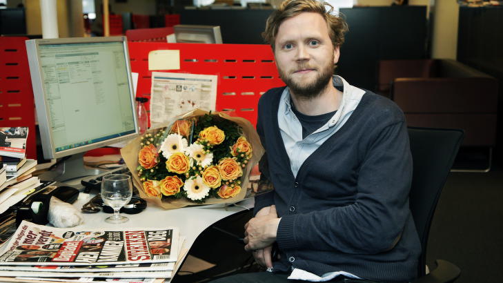 FORNØYD: Kulturredaktør i Dagbladet, Geir Ramnefjell. Foto: Steinar Buholm FORNØYD: Kulturredaktør i Dagbladet, Geir Ramnefjell. Foto: Steinar Buholm