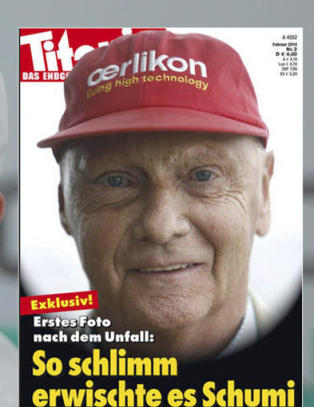 «Eksklusivt! Det første bildet etter ulykken. Så hardt rammet er Schumacher»