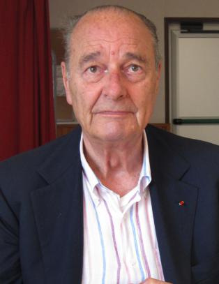 Jacques Chirac på sykehus med giktsmerter
