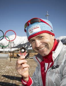 Bjørndalen fikk lykkeamulett av ivrig supporter