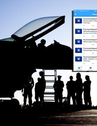 Forsvarsdepartementet ble forsvarsløst på Twitter