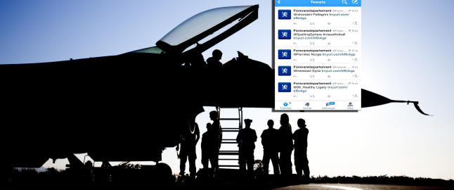 Forsvarsdepartementet ble forsvarsløst på Twitter