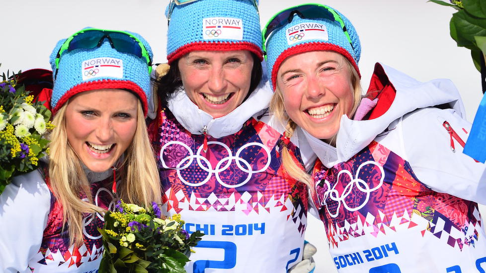 Rett før start bestemte Egil Kristiansen at jentene IKKE skulle bytte ski.