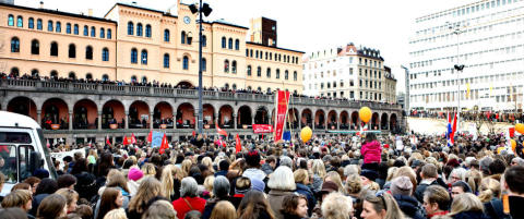 Rekord-oppslutning landet rundt