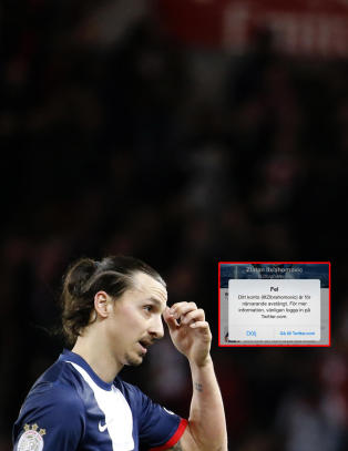 Twitter-kontoen til «Zlatan Ibrahomovic» lagt ned uten forvarsel