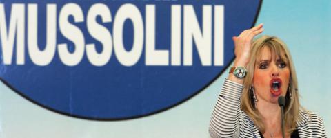 Alessandra Mussolinis mann tatt for sex med mindreårige