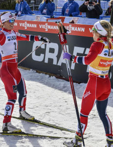 - Marit er nok fortsatt en bedre skiløper enn meg