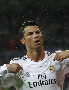 Real Madrid-supportere buet på Cristiano Ronaldo
