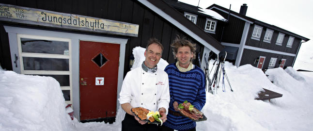 Der ingen skulle tru at du får servert gourmetmat