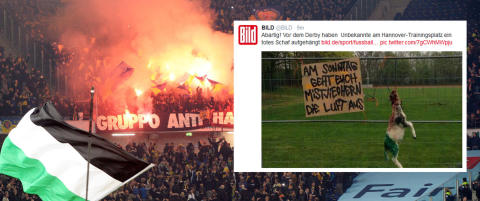 Supportere sendte makaber beskjed til rivalen før hatkamp