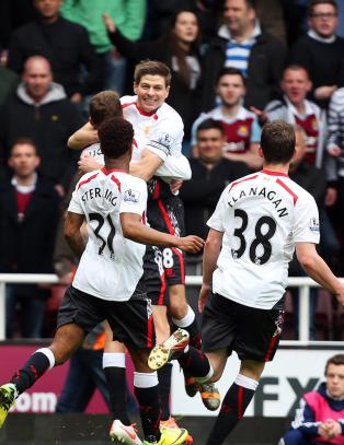 To Gerrard-straffer sikret fortsatt tabelltopp for Liverpool