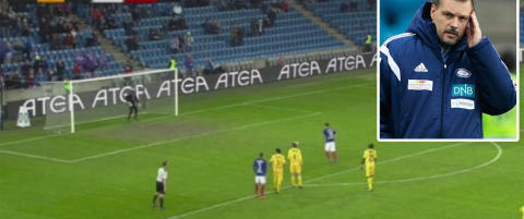 Rekdal sto med ryggen til da Kjartansson skulle ta straffesparket