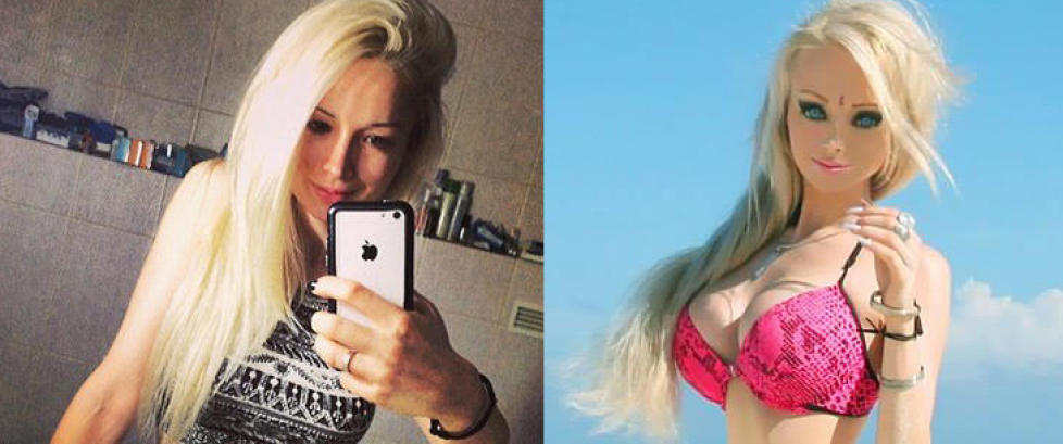 «Den menneskelige Barbie-dokka» avslører hvordan hun egentlig ser ut