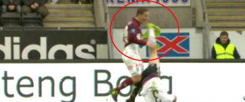 Rosenborg-stjerna kan bli straffet for dette sparket dommeren aldri så