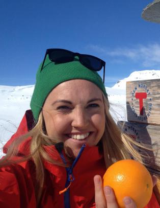 Her er en påske-fjellfie med ekte sol